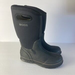 BOGS Waterproof Kids Black Boots Little Kid Size 3